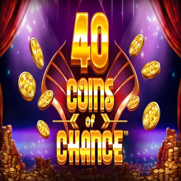 40 Coins of Chance slot logo by SYNOT Games at Spinsino Casino