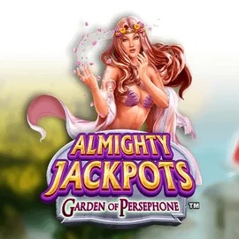 Official Jackpots logo: Almighty Jackpots: Garden of Persephone by Novomatic at Spinsino Casino