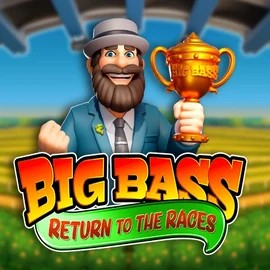 Big Bass Return to the Races logo – Slots by Pragmatic Play at Spinsino Casino