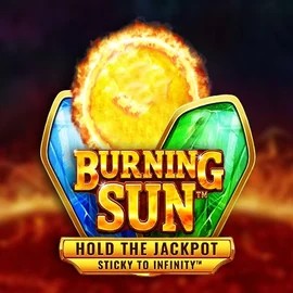 Burning Sun online game logo by Wazdan on spinsinoo.com