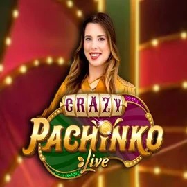 Crazy Pachinko logo by Evolution at Spinsino Casino