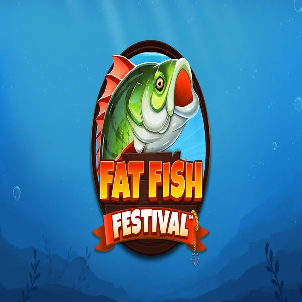 Official Slots logo: Fat Fish Festival by Wishbone Games at Spinsino Casino