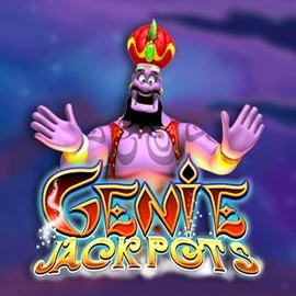 Jackpots logo of Genie Jackpots from Blueprint Gaming at Spinsino Casino