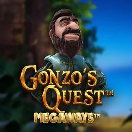 Gonzo's Quest Megaways slot visual from Red Tiger Gaming available on spinsinoo.com