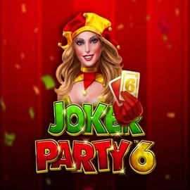 Try Joker Party 6 slot by Greentube on spinsinoo.com – logo image
