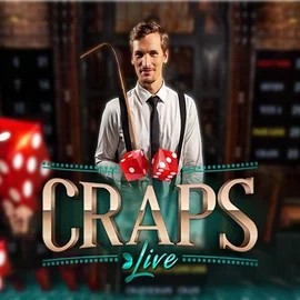 Live Craps by Evolution, showcased at spinsinoo.com – game logo