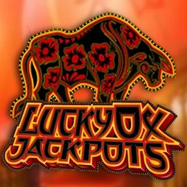 Lucky Ox Jackpots slot logo by Rival at Spinsino Casino