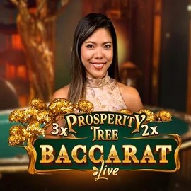 Prosperity Tree Baccarat by Evolution, showcased at spinsinoo.com – game logo