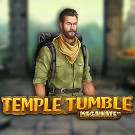 Temple Tumble Megaways slot visual from Relax Gaming available on spinsinoo.com