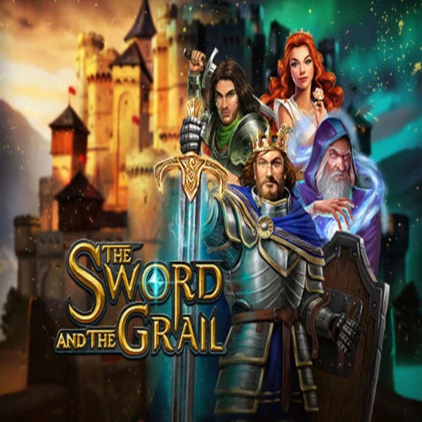 The Sword and the Grail logo – Slots by Play'n GO at Spinsino Casino